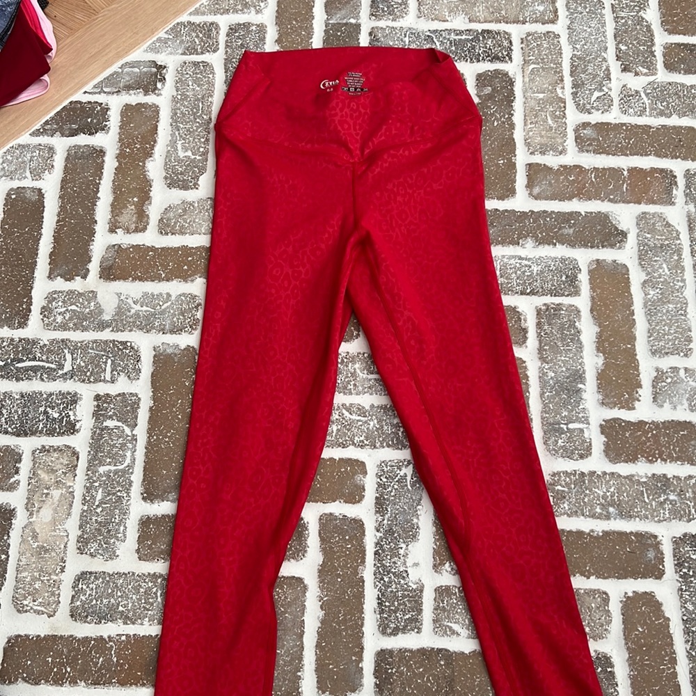 Zyia red leggings